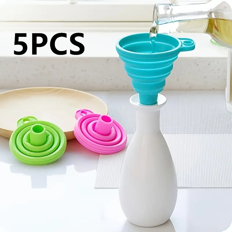 Home Cooking Delivery - Funil dobrável de silicone multifuncional portátil