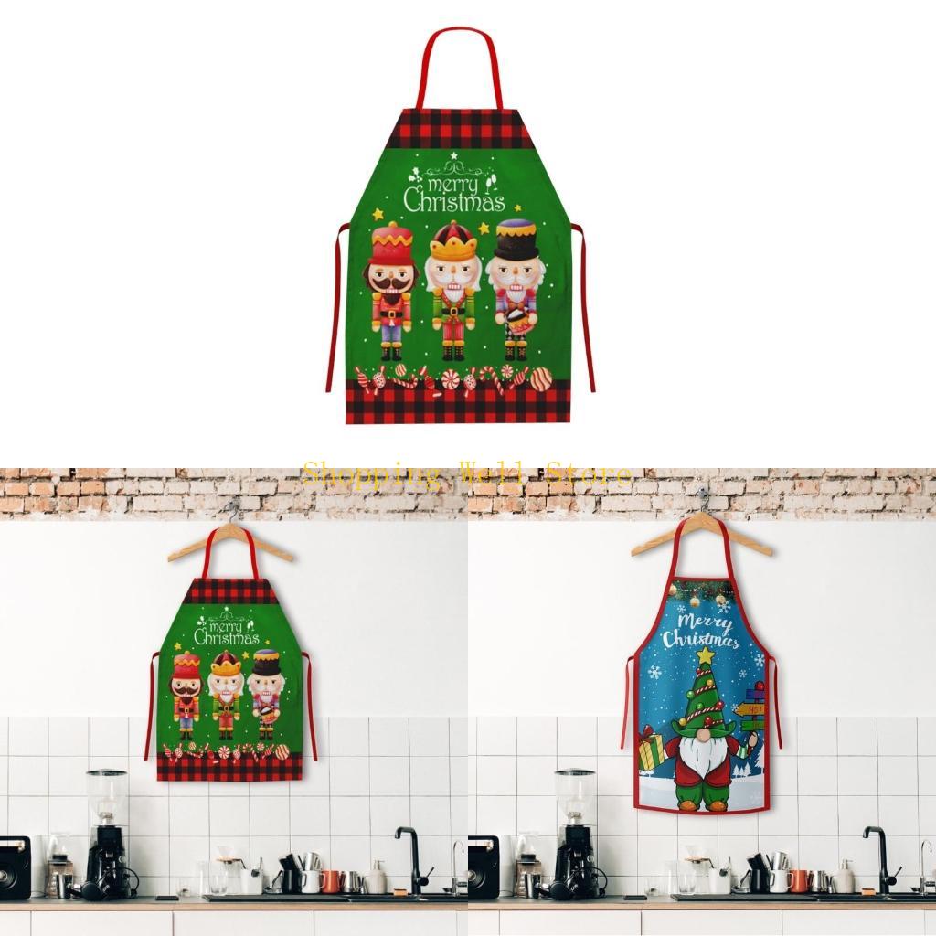 Home Cooking Shows - KX4B Festive Christmas Apron for Family