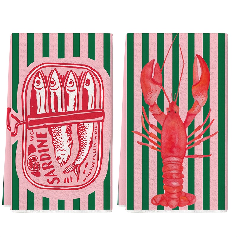 Home Cooking Is The Best - Conjunto de 2 Toalhas de Cozinha