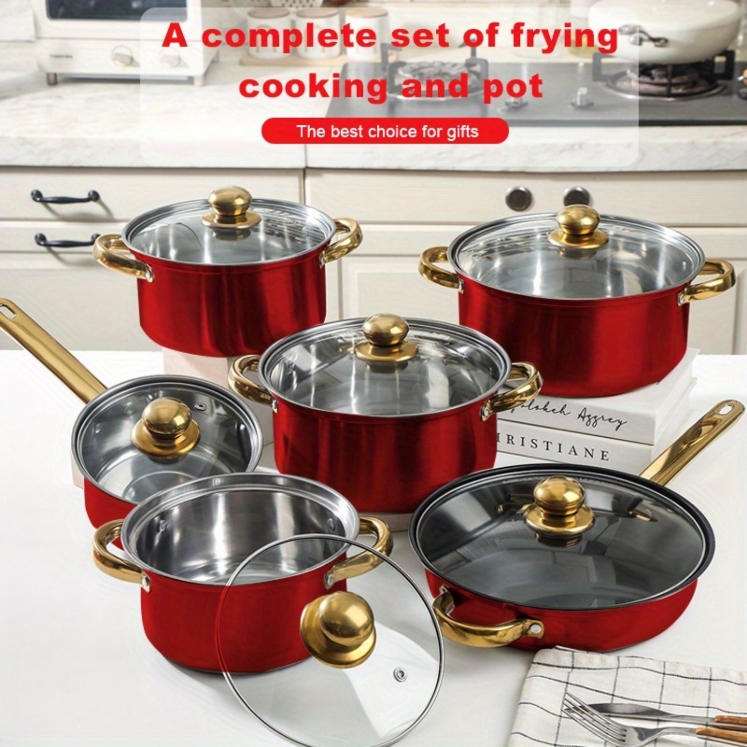 Paella Pan Steel - Conjunto de Utensílios de Cozinha em