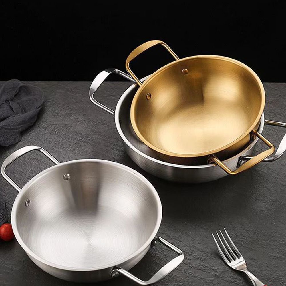 Paella Pan Steel - Panelas de aço inoxidável, Panelas secas