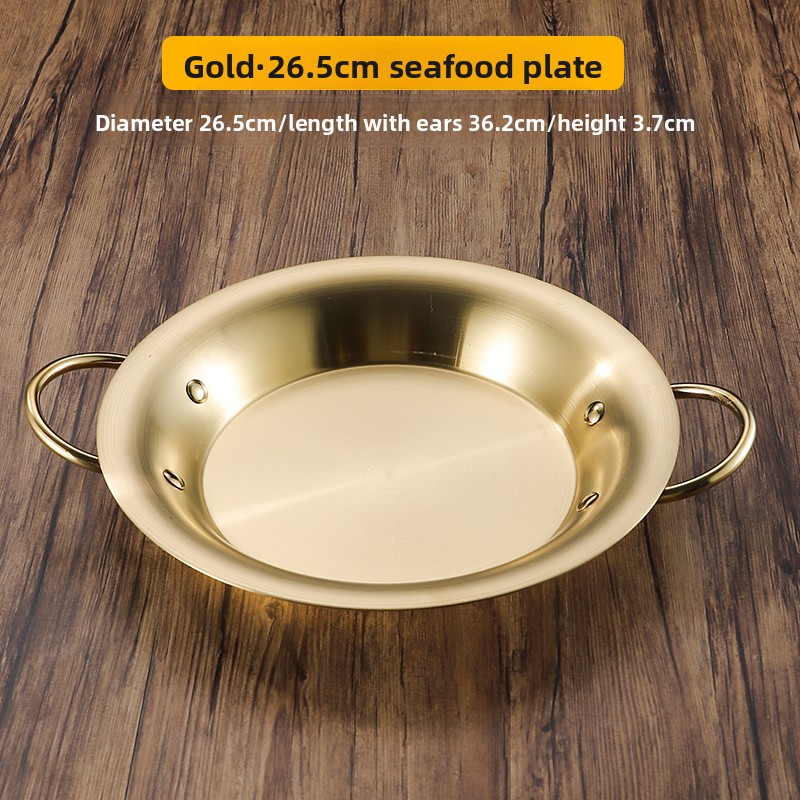 Panela Paella de aço inoxidáve - Paella Pan Steel avaliação e preço