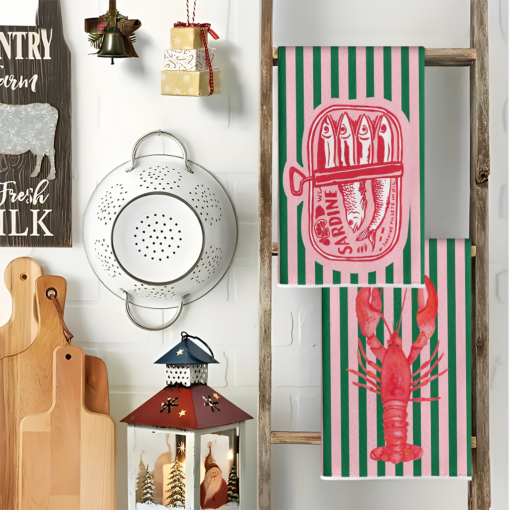 Conjunto de 2 Toalhas de Cozin - Home Cooking Is The Best avaliação e preço
