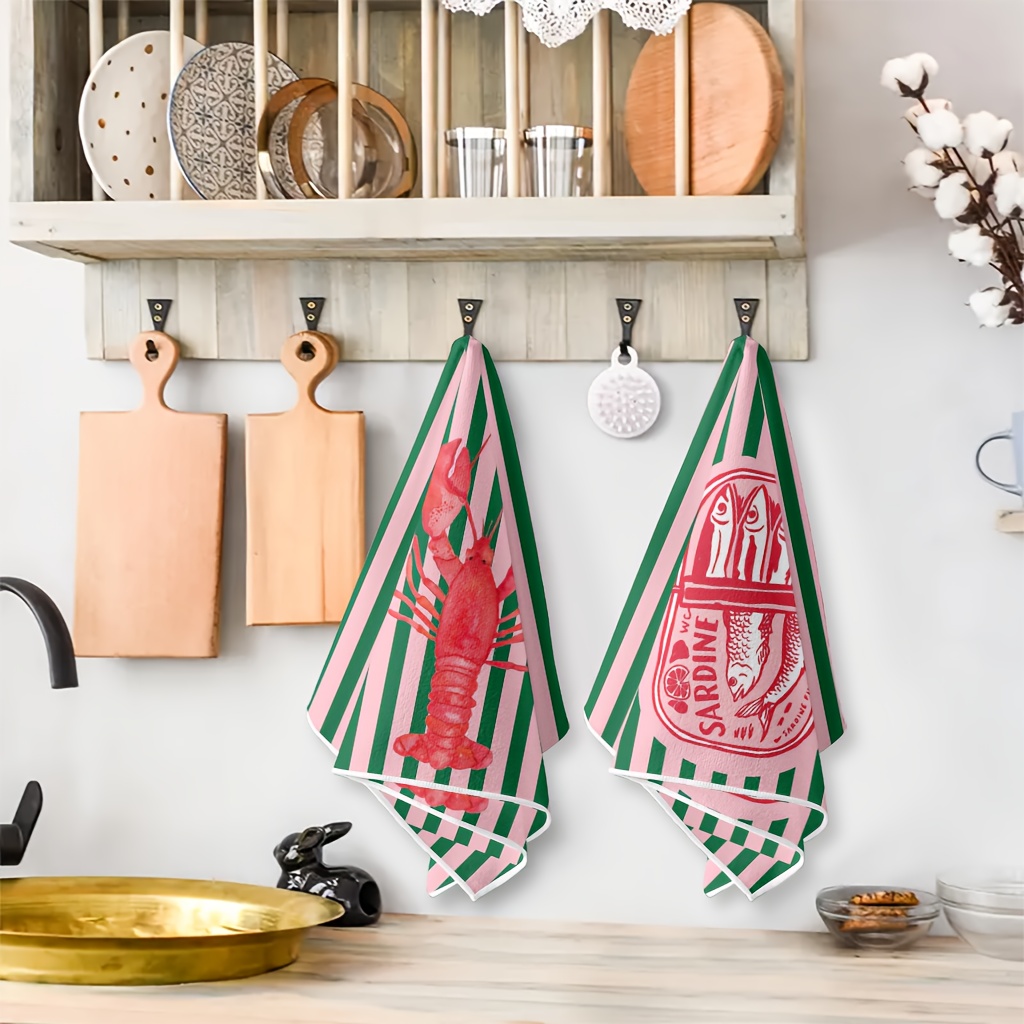 Conjunto de 2 Toalhas de Cozin - Home Cooking Is The Best avaliação e preço