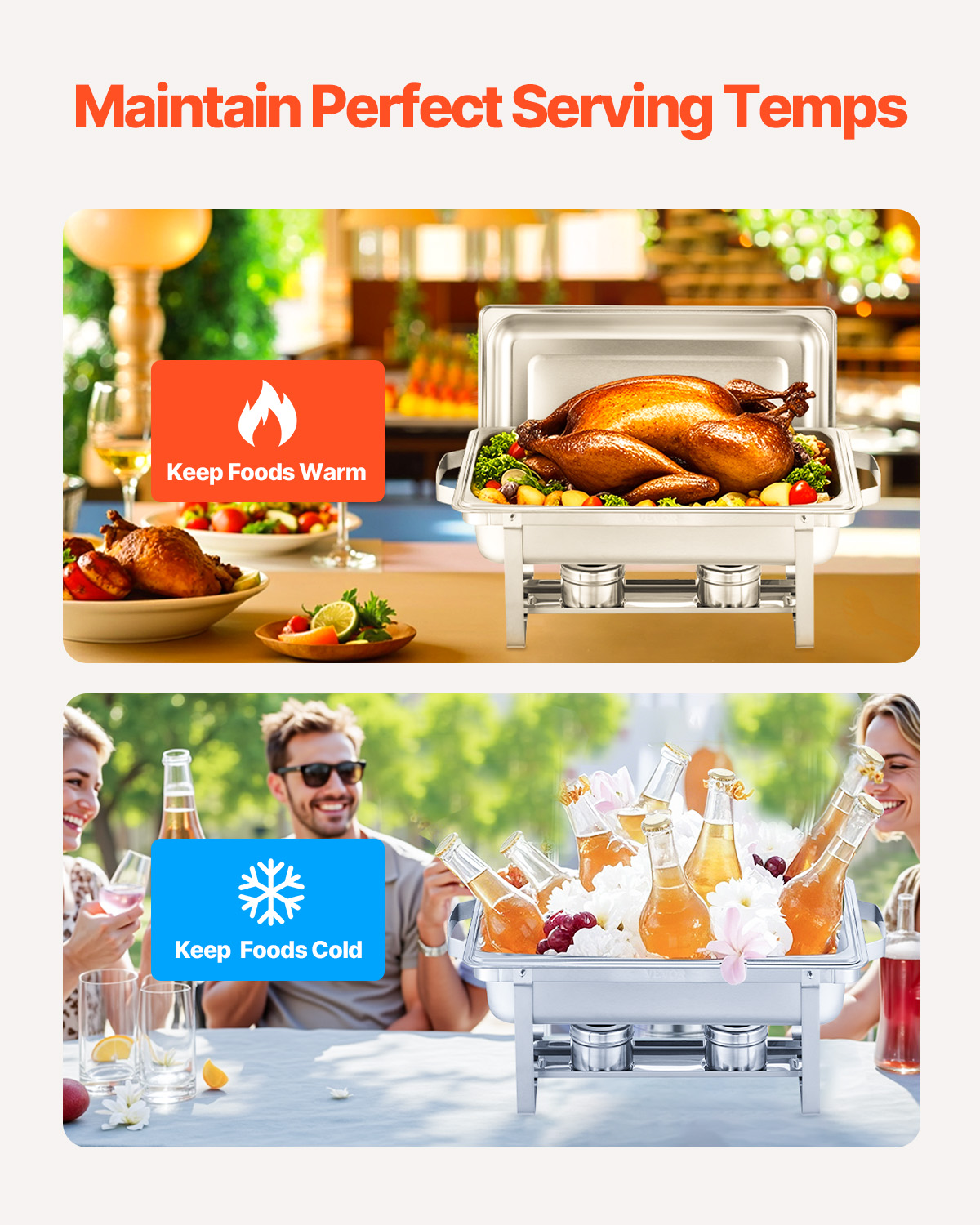 SucceBuy Conjunto de Buffet co - Paella Pan Steel avaliação e preço