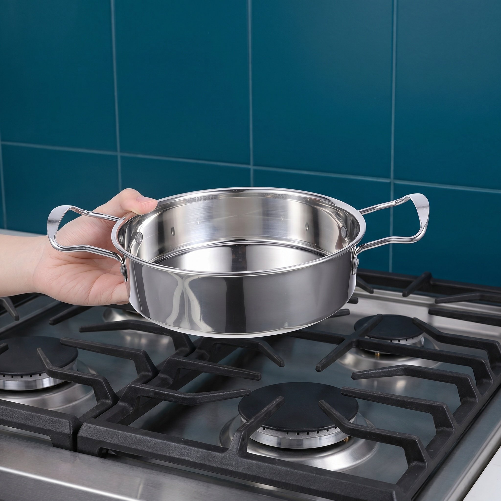 Panela de Paella em Aço Inoxid - Paella Pan Steel avaliação e preço