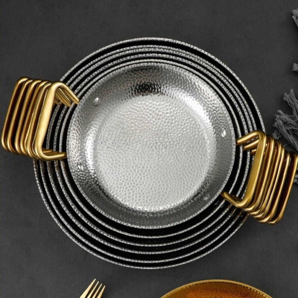 Panela de Paella de Frutos do  - Paella Pan Steel avaliação e preço