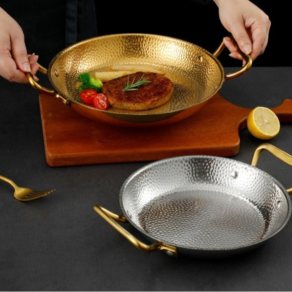 Panela de Paella de Frutos do  - Paella Pan Steel avaliação e preço
