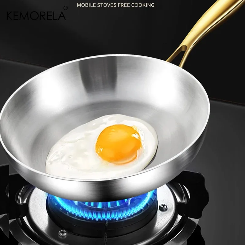 Frigideira com alça dourada de - Paella Pan Steel avaliação e preço