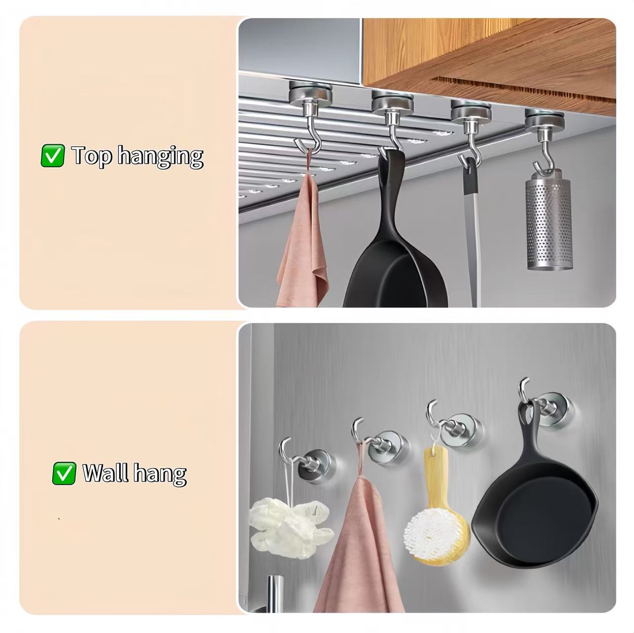 Ganchos magnéticos fortes, gan - Home Cooking Delivery avaliação e preço